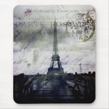 Paris texturisé en lavande tapis de souris