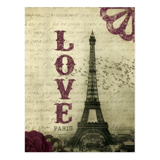 Paris vintage carte postale | Zazzle