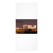 Parthenon de la Grèce Athènes (St.K) Double Carte Personnalisée