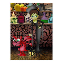 Partie de Halloween - SRF Invitations Personnalisées