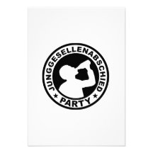 Partie de Junggesellenabschied Invitations