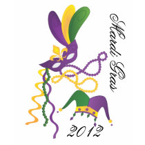 Partie de mardi gras t-shirt