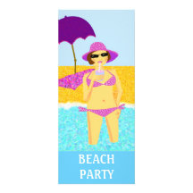 Partie de plage invitations