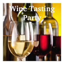 Partie d'échantillon de vin de bouteilles en verre invitations personnalisées