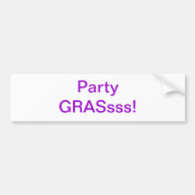 Partie GRASsss ! Autocollants Pour Voiture