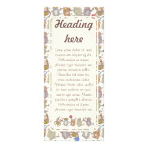 Partie Tarsiers, personnalisable Carte Double