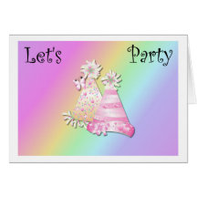 Party les invitations d'anniversaire carte