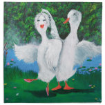 Pas de Ducks Ballet Serviettes Imprimées