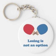 Pas un ping-pong d'option porte-clés