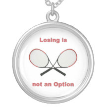 Pas un tennis d'option colliers personnalisés