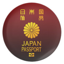 Passeport du Nippon Assiette Pour Soirée