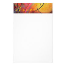 PASSION STATIONNAIRE MOTIFS POUR PAPIER À LETTRE