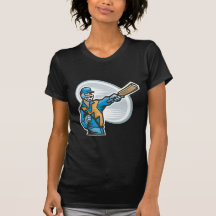 Pâte lisse 2 de cricket t-shirt