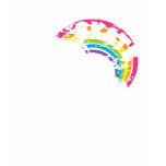 patin d'arc-en-ciel