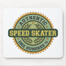 Patineur authentique de vitesse tapis de souris