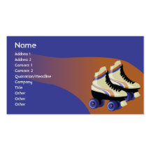 Patins - affaires cartes de visite professionnelles