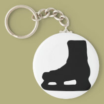 patins de patinage de glace porte-clés