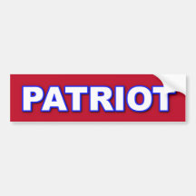 PATRIOTE ADHÉSIF POUR VOITURE