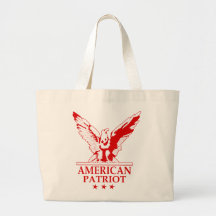 Patriote américain (rouge) sac