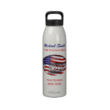 Patriotique toute la liberté Bottl de drapeau de f Bouteilles D'eau Réutilisables
