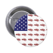 Patriottische Snowmobiling Buttons