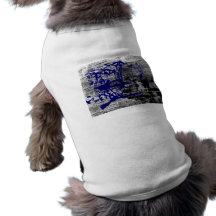 Patroon 226 van Grunge Dieren T Shirt