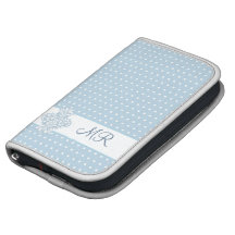 Patroon-Monogram van de Stip van de pastelkleur he Planners