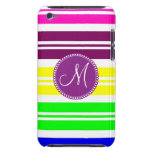 Patroon van de Strepen van de Regenboog van het Ne iPod Touch Case
