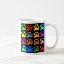 Pattes colorées mug à café