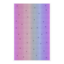 Pattes d'arc-en-ciel papier à lettre customisable