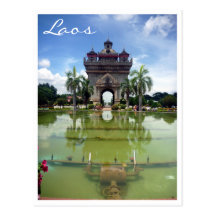 patuxai Vientiane Carte Postale