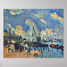 Paul Cezanne - la Seine chez Bercy Posters