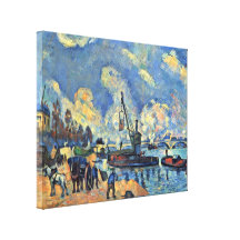Paul Cezanne - la Seine chez Bercy Toile Tendue Sur Châssis