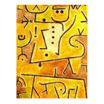 Paul Klee - gilet rouge Carte Postale
