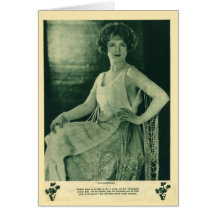 Pauline Garon 1923 cartes vintages de portrait