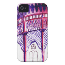 Pavillion la nuit coque iPhone 4 Case-Mate