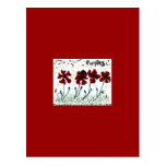 Pavots Carte Postale