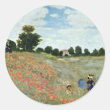 Pavots par Claude Monet Autocollant