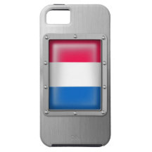 Pays-Bas en acier inoxydable Coques iPhone 5 Case-Mate