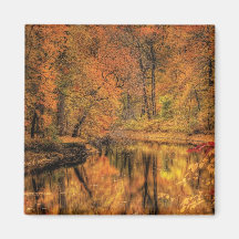 Paysage - automne dans le New Jersey Aimants