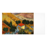 Paysage avec la Chambre et la charrue Photocartes Personnalisées