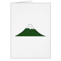 Paysage de montagne carte de vœux