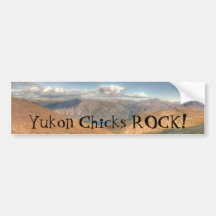 Paysage d'imaginaire ; ROCHE de poussins du Yukon  Adhésif Pour Voiture