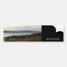 Paysage écossais autocollants pour voiture