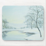 Paysage glacial Mousepad d'hiver Tapis De Souris