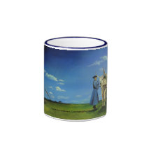 Paysage hongrois tasse à café