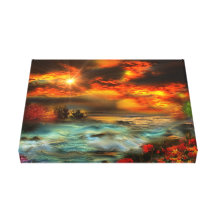paysage imaginaire toile tendue