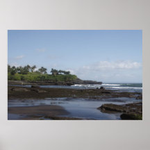 Paysage marin de Bali Affiche