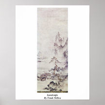 Paysage par Tensh ShBun Affiche
