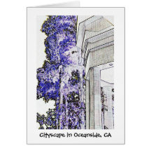 Paysage urbain dans l'Oceanside, CA Cartes